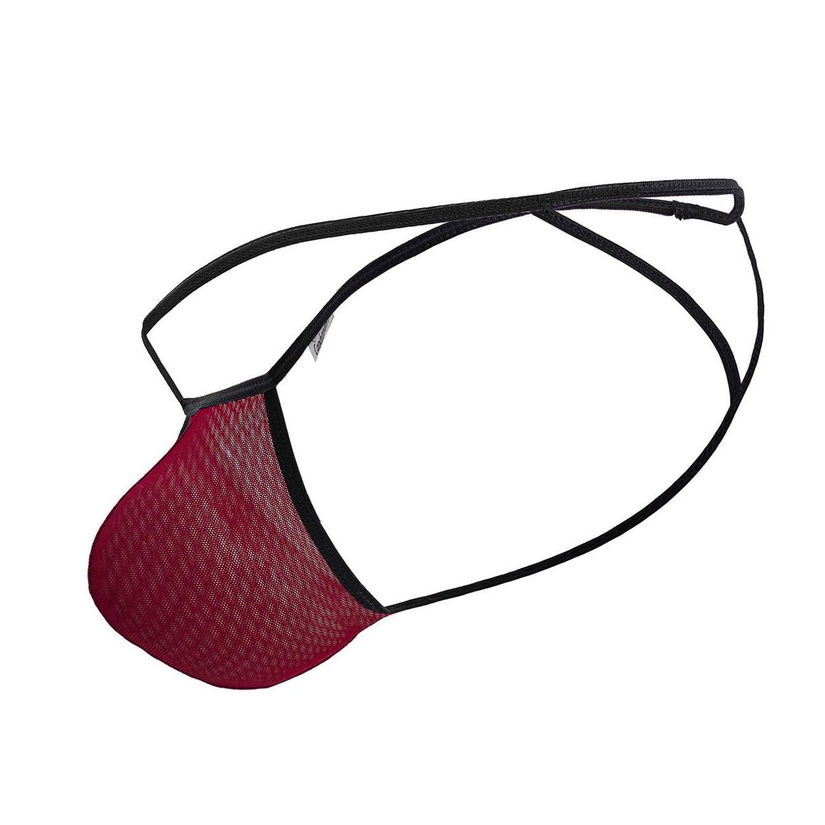 CandyMan Men's Underwear 99795 Mesh G-String Thongs Color Burgundy