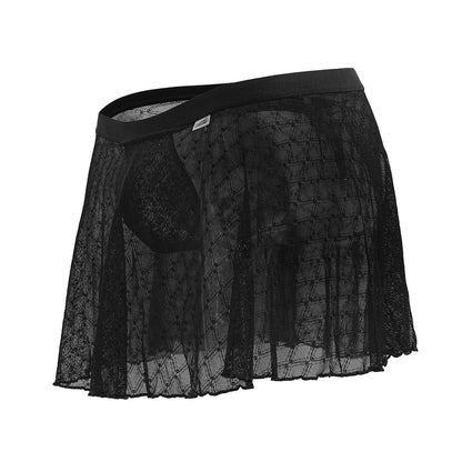 CandyMan Men's Underwear 99813 Mesh Skirt Color Black