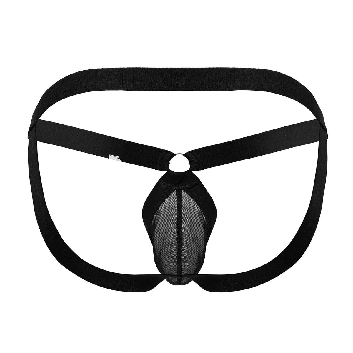 CandyMan Men's Underwear 99842 Mesh Jockstrap Color Black