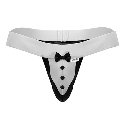 CandyMan 99846 Tuxedo Thongs Color Black