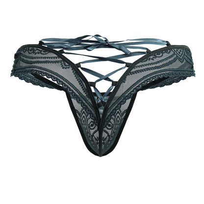CandyMan 99861 Lace Thongs Color Green