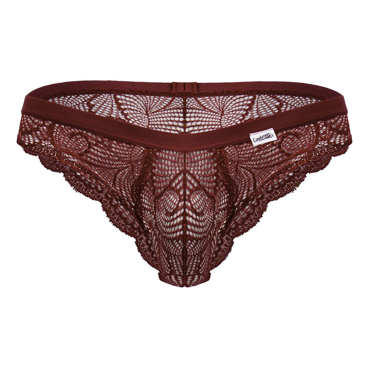 CandyMan 99968 Men's Underwear Lace Briefs color Wine