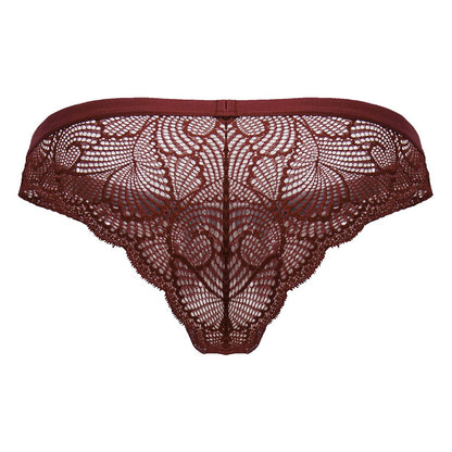 CandyMan 99968 Men's Underwear Lace Briefs color Wine