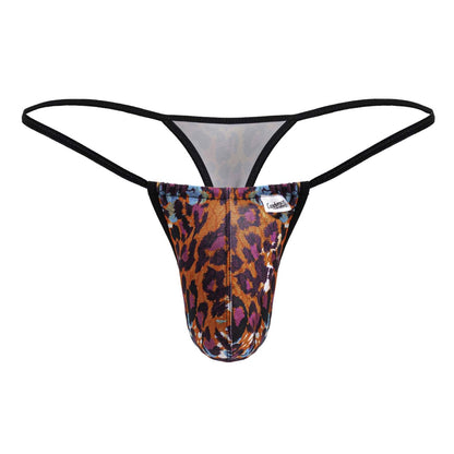 CandyMan Men's Underwear 99877 Leopard Thongs Color Animal Print