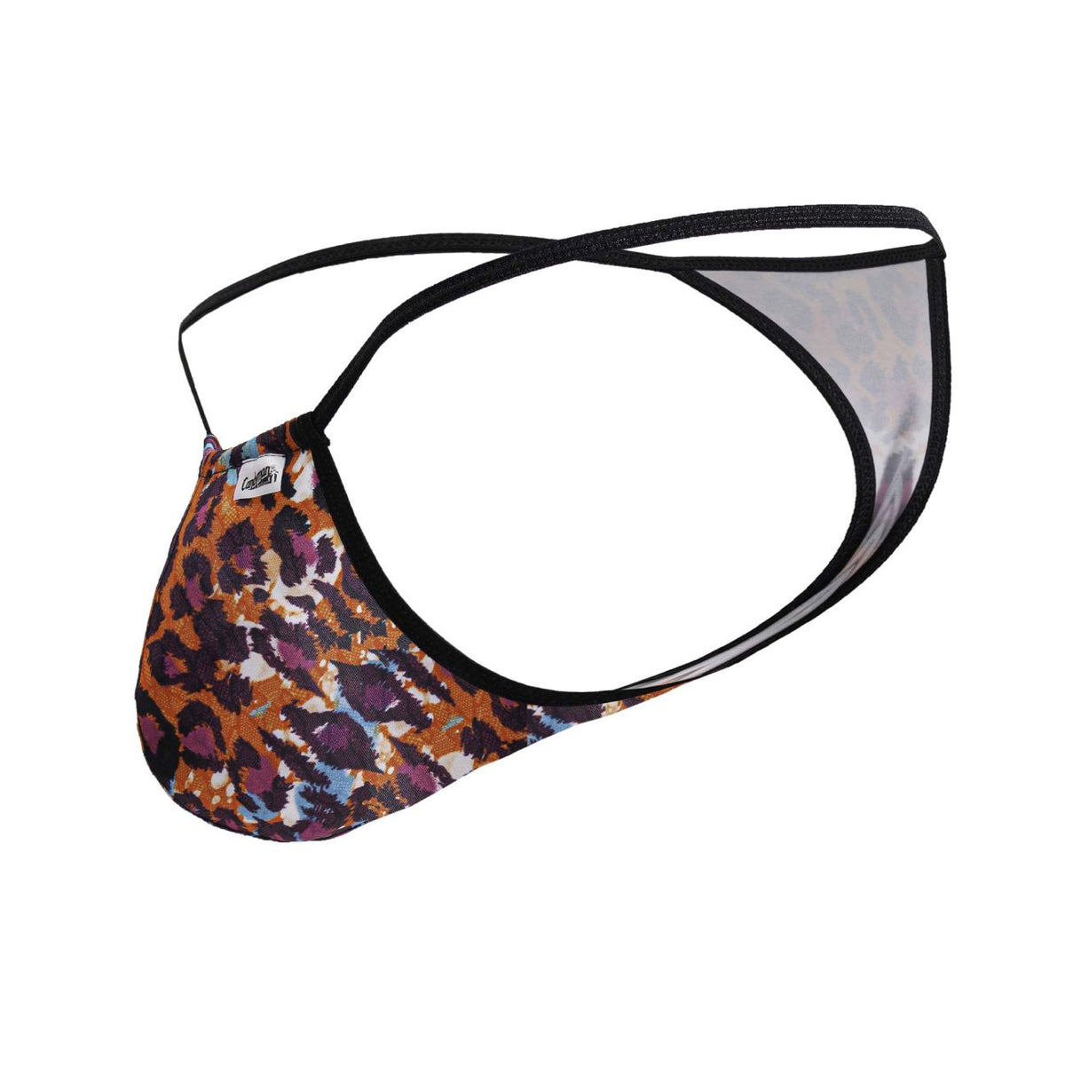 CandyMan Men's Underwear 99877 Leopard Thongs Color Animal Print