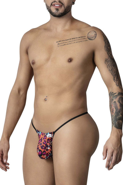CandyMan Men's Underwear 99877 Leopard Thongs Color Animal Print