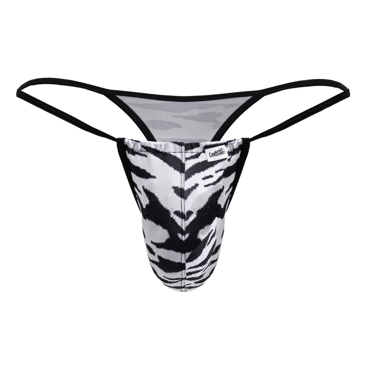 CandyMan Men's Underwear 99877 Zebra Thongs Color Zebra Print