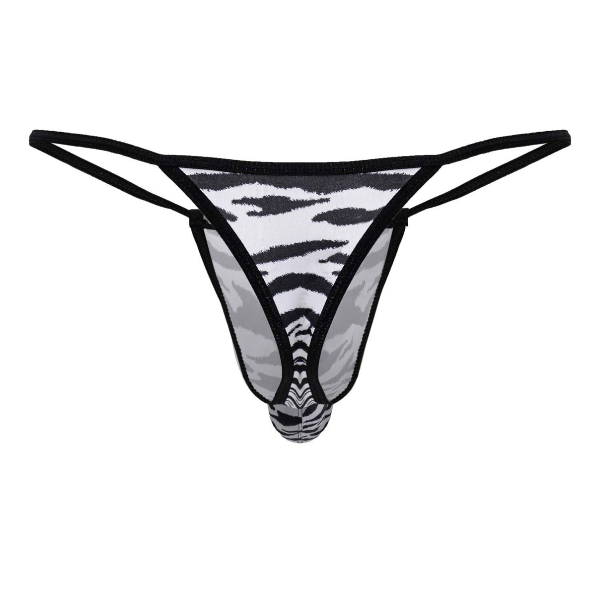 CandyMan Men's Underwear 99877 Zebra Thongs Color Zebra Print