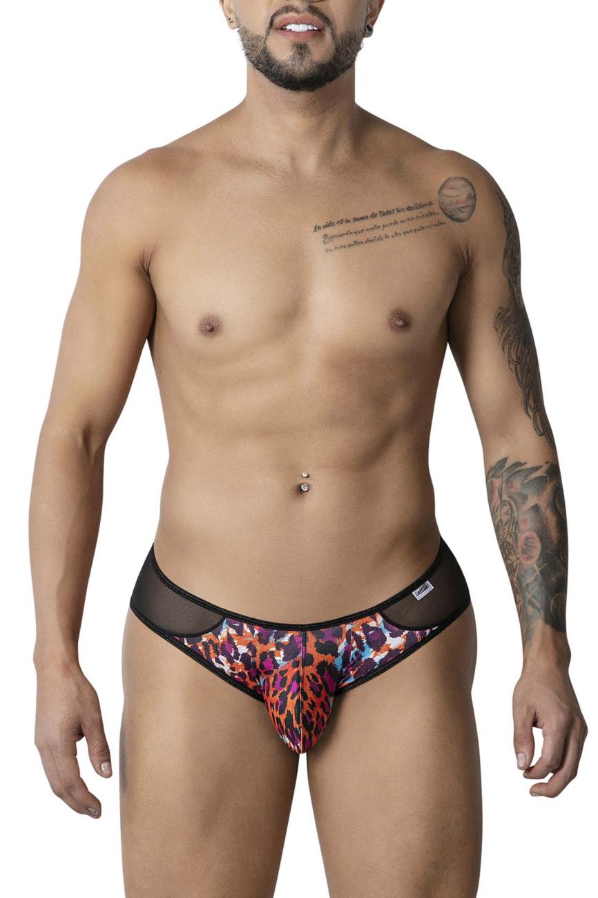 CandyMan Men's Underwear 99879 Leopard Briefs Color Animal Print
