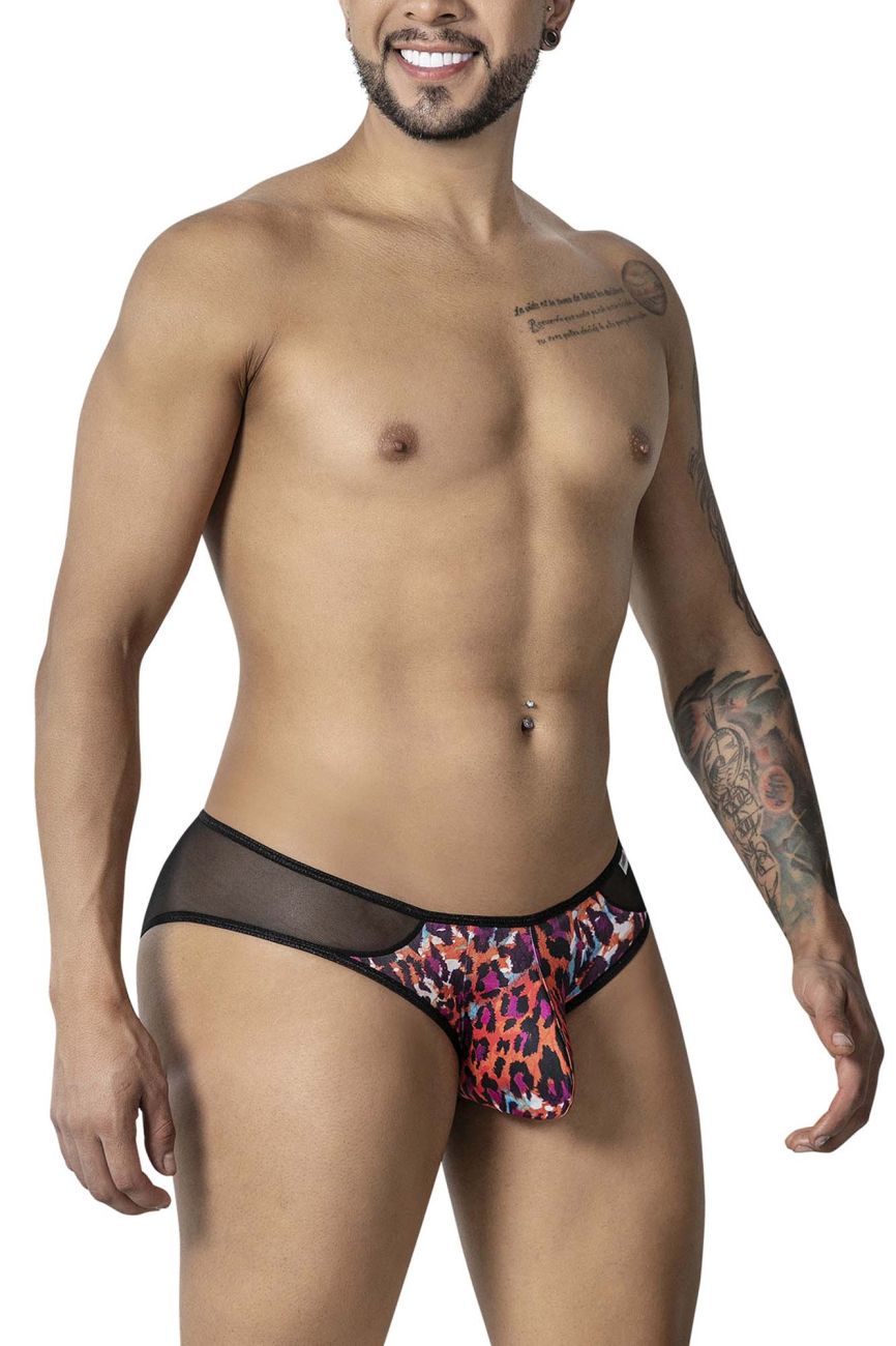 CandyMan Men's Underwear 99879 Leopard Briefs Color Animal Print