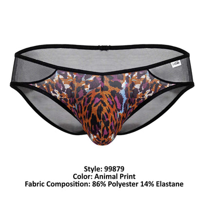 CandyMan Men's Underwear 99879 Leopard Briefs Color Animal Print