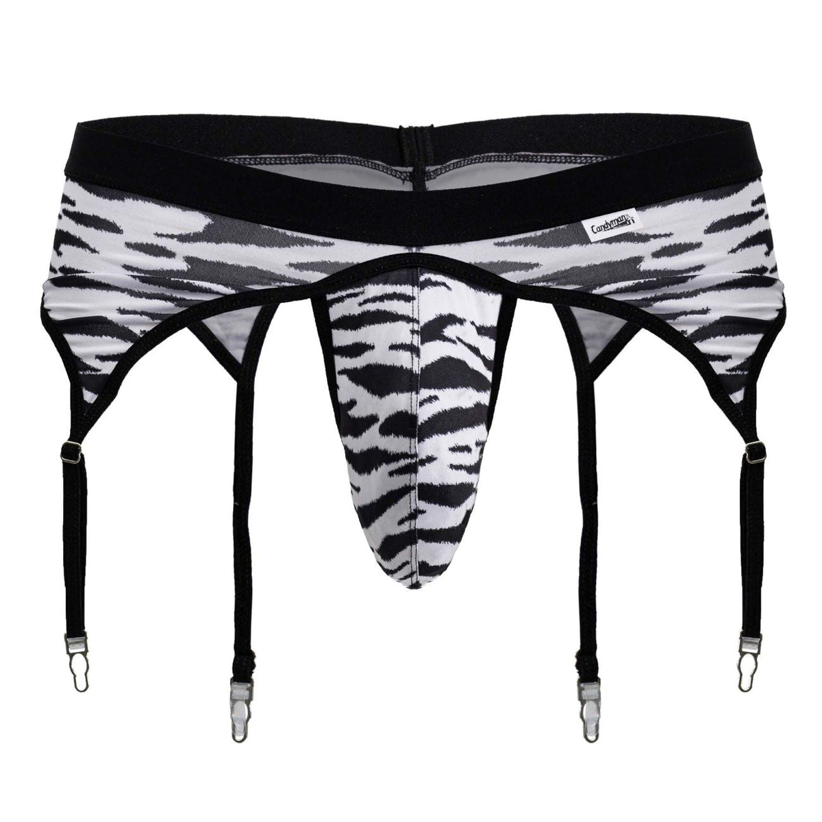 CandyMan Men's Underwear 99881 Zebra Thongs Color Zebra Print