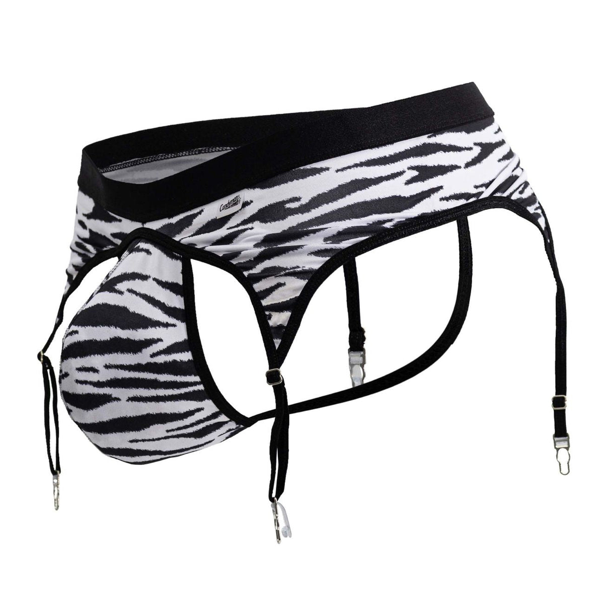 CandyMan Men's Underwear 99881 Zebra Thongs Color Zebra Print