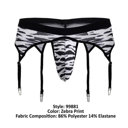 CandyMan Men's Underwear 99881 Zebra Thongs Color Zebra Print