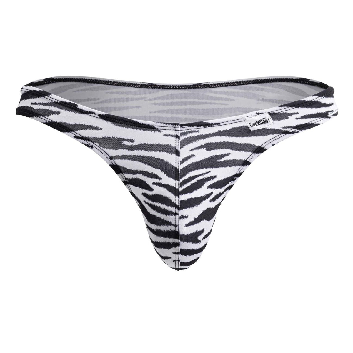 CandyMan Men's Underwear 99882 Zebra Thongs Color Zebra Print