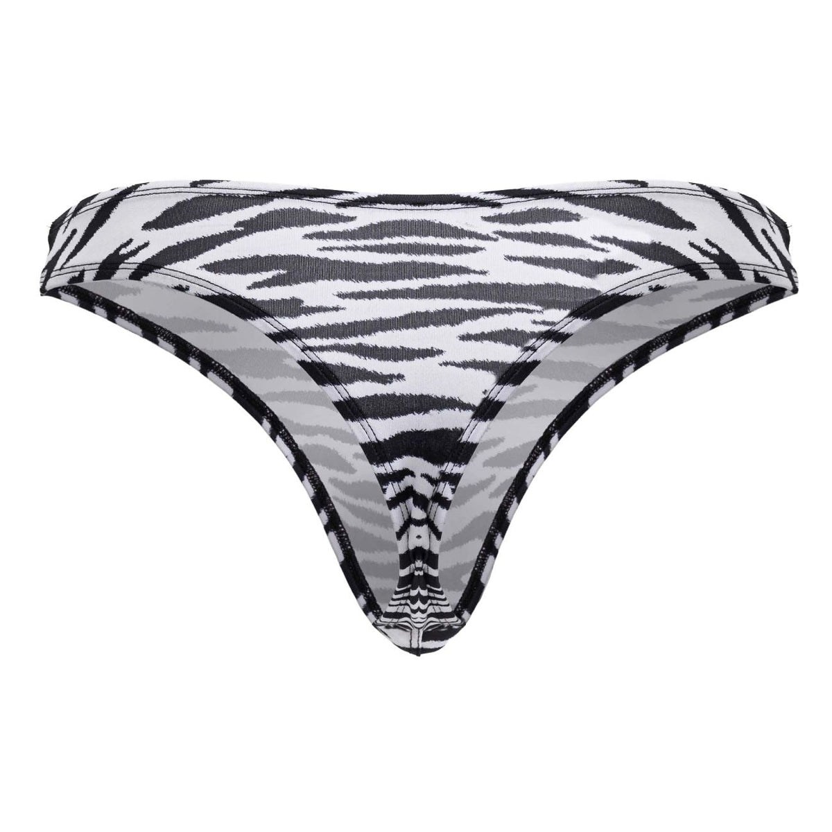 CandyMan Men's Underwear 99882 Zebra Thongs Color Zebra Print