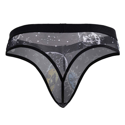 CandyMan 99885 Sun Moon Thongs Color Black-White