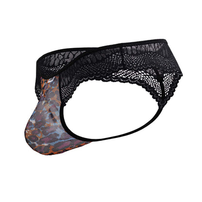CandyMan Men's Underwear 99887 Leopard Thongs Color Animal Print