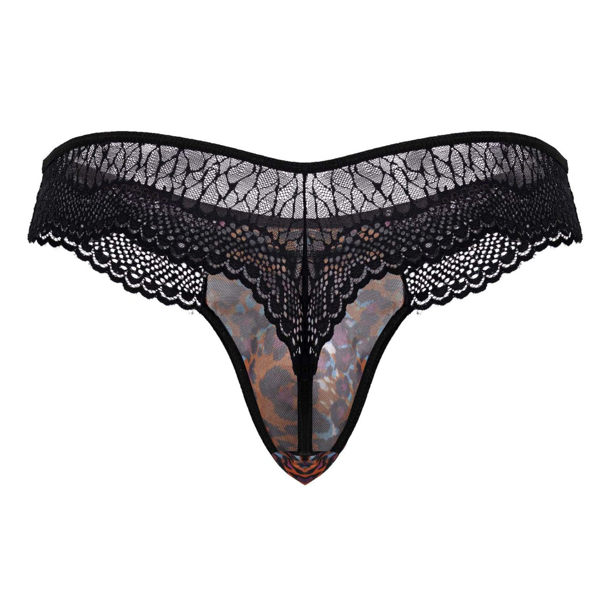 CandyMan Men's Underwear 99887 Leopard Thongs Color Animal Print