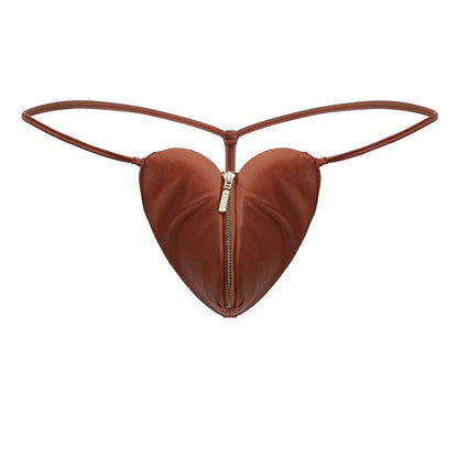 CandyMan 99892 Heart Thongs Color Red