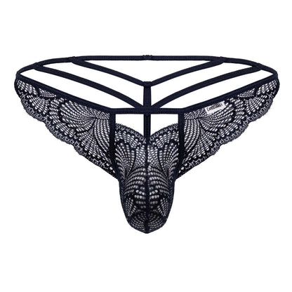 CandyMan 99910 Lace Thongs Color Navy