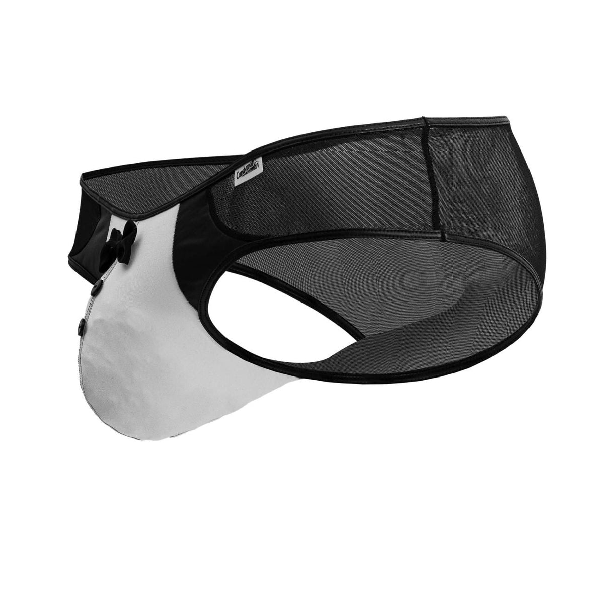 CandyMan Men's Underwear 99919 Tuxedo Briefs Color Black-White
