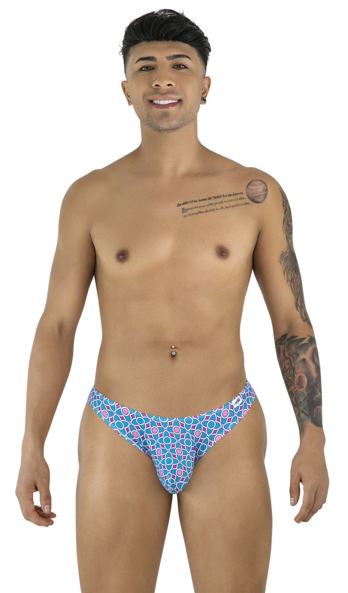 CandyMan 99923 Briefs Color Printed Blue