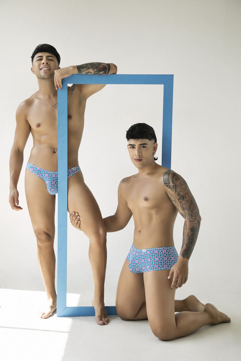 CandyMan 99923 Briefs Color Printed Blue