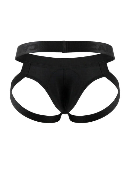 CandyMan 99925 Men's Underwear Supportive Strappy Jockstrap Color Black