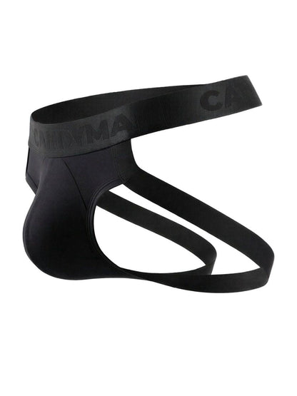CandyMan 99925 Men's Underwear Supportive Strappy Jockstrap Color Black