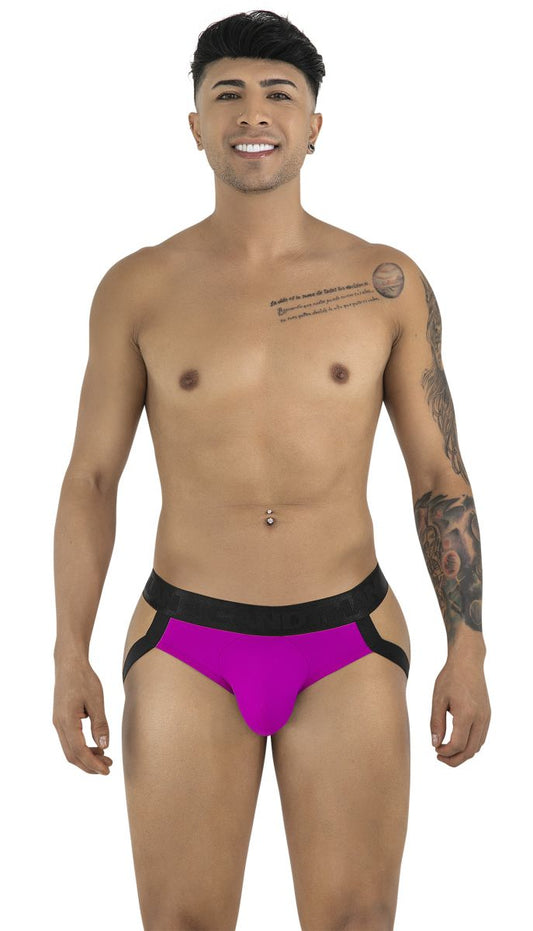 CandyMan 99925 Men's Underwear Supportive Strappy Jockstrap Color Magenta