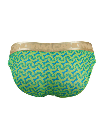 CandyMan 99926 Men's Underwear Printed Briefs Color Printed Green