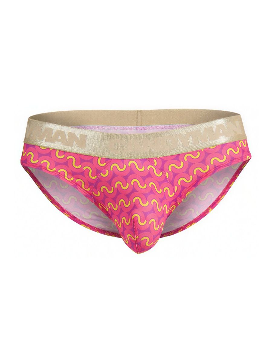 CandyMan 99926 Briefs Color Printed Pink