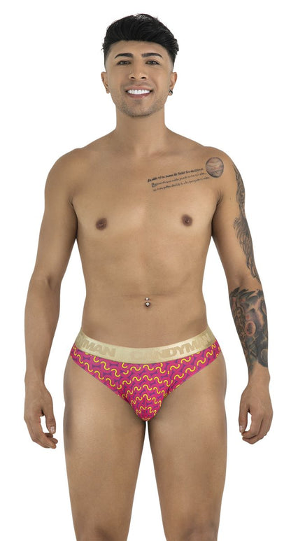CandyMan 99926 Briefs Color Printed Pink