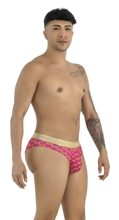 CandyMan 99926 Men's Underwear Printed Briefs Color Printed Pink