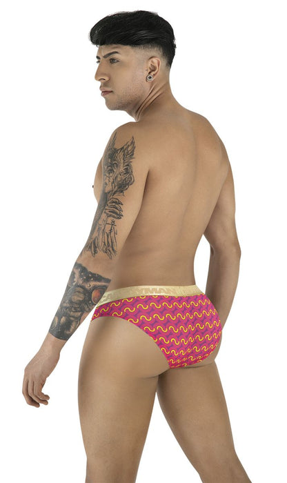 CandyMan 99926 Men's Underwear Printed Briefs Color Printed Pink
