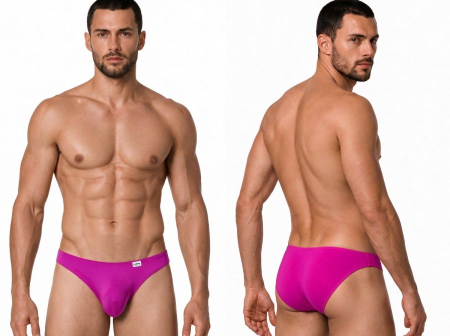 CandyMan Men's Underwear 99928 Bikini Color Magenta