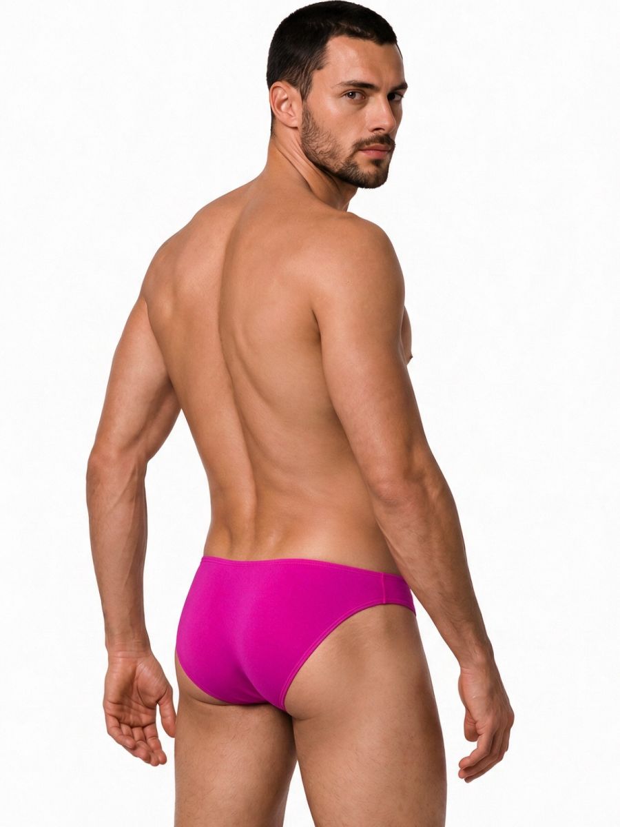 CandyMan Men's Underwear 99928 Bikini Color Magenta