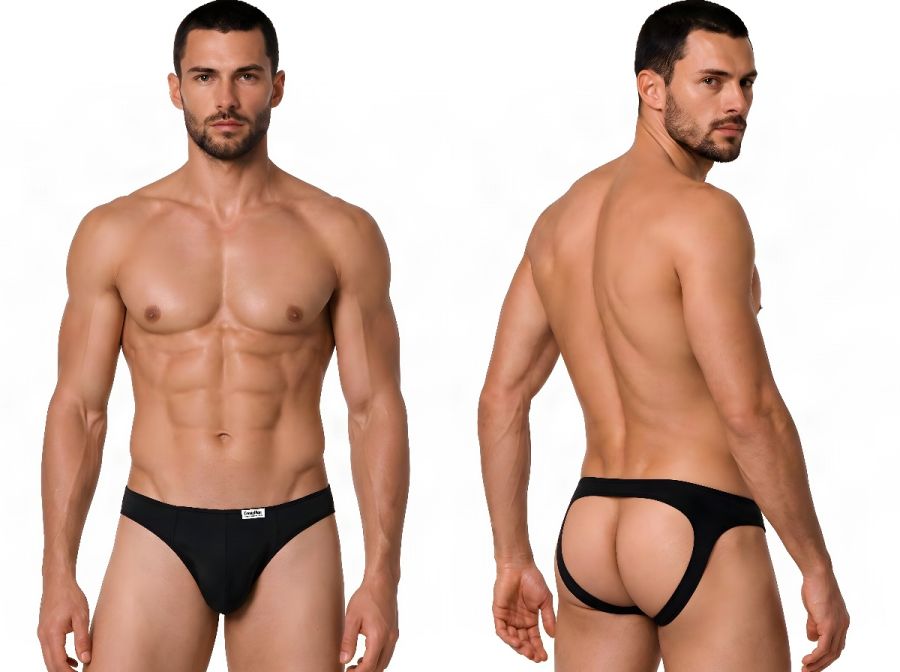 CandyMan 99929 Men's Underwear Sleek Modern Jockstrap Color Black