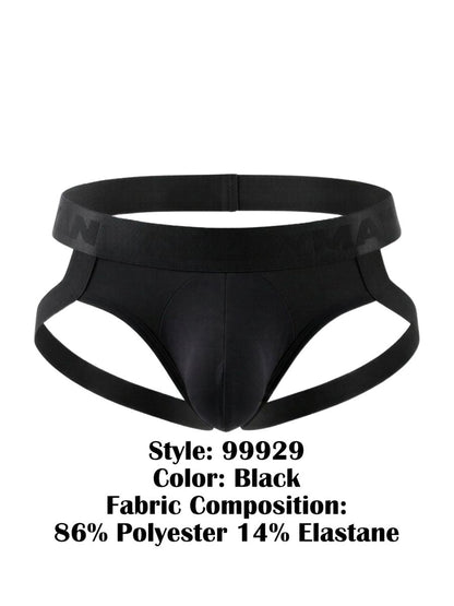 CandyMan 99929 Men's Underwear Sleek Modern Jockstrap Color Black
