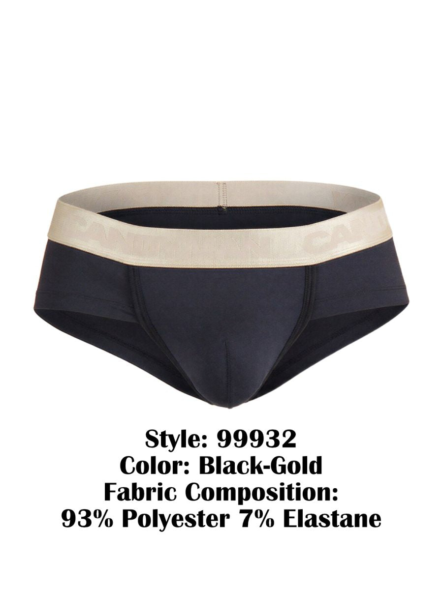 CandyMan 99932 Briefs Color Black-Gold