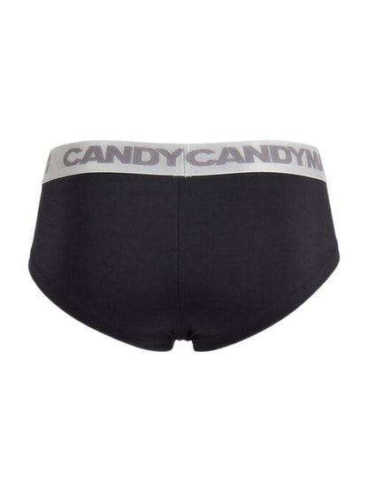 CandyMan 99932 Briefs Color Black-Silver