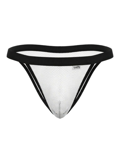 CandyMan 99933 Bikini Color White Mesh