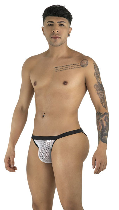 CandyMan Men's Underwear 99933 Bikini Color White Mesh