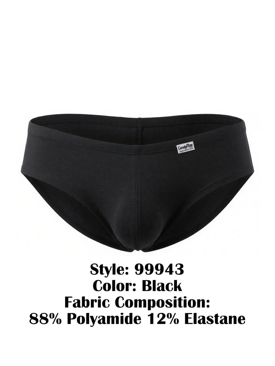 CandyMan Men's Underwear 99943 Trunks Color Black