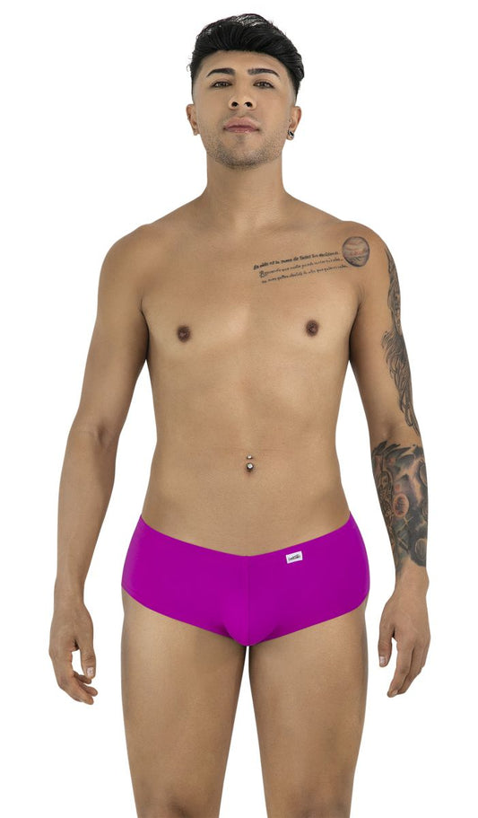 CandyMan Men's Underwear 99943 Trunks Color Magenta