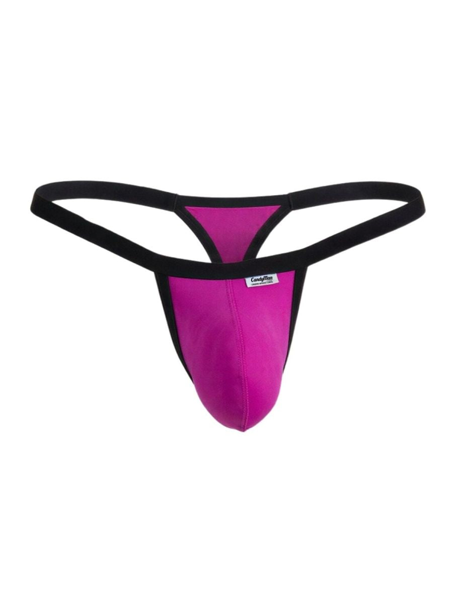 CandyMan Men's Underwear 99948 Thongs Color Magenta