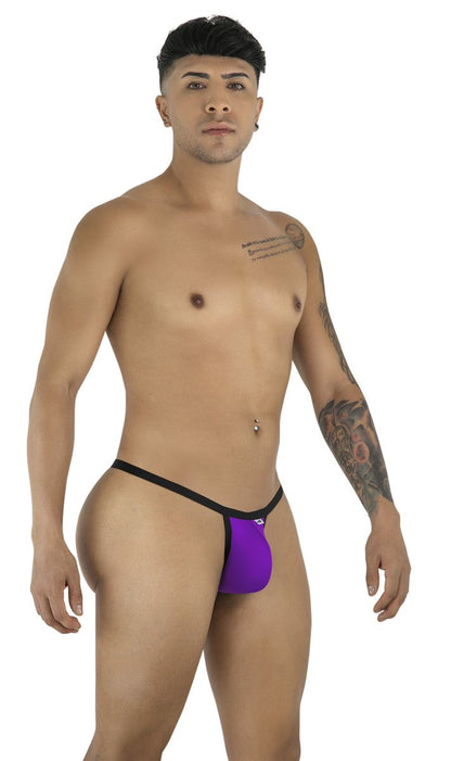 CandyMan Men's Underwear 99948 Thongs Color Orchid