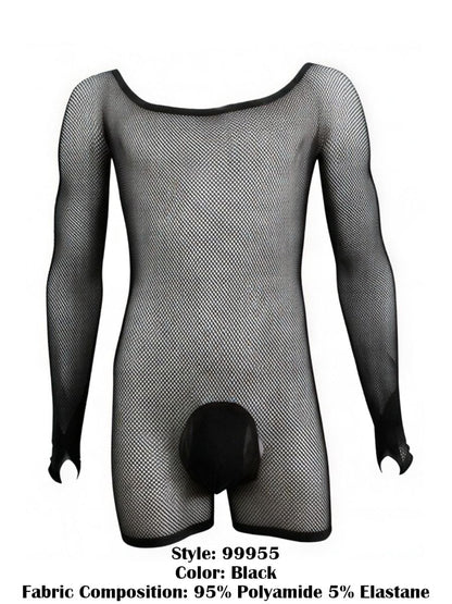 CandyMan 99955 Bodysuit Color Black