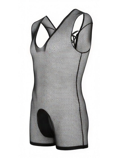CandyMan 99956 Bodysuit Color Black
